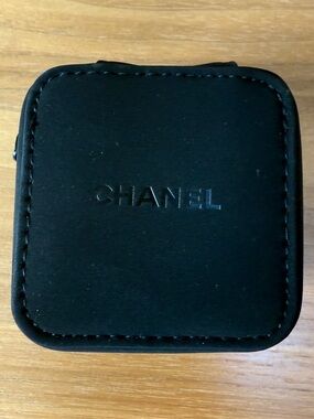 Chanel Black Velvet Jewelry Box